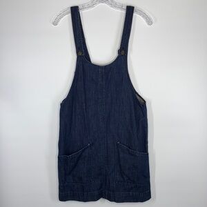 Abercrombie & Fitch Denim Overall Jumper Dress Size Medium
